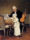 The Music Lesson by Eduard Charlemont